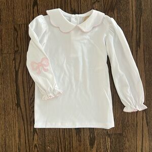 NWT! The Beaufort Bonnet Company Girls Emma Elbow Patch Top